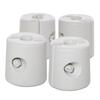 4 Pack 36 kg Gazebo Weights, Canopy Tent Weights with Rapid Clip, Gazebo Leg Weights Fill with Sand or Water, White