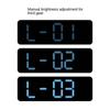Multi-functional Digital LED Clocks Wall-mounted Display Table Clock  for Bedroom