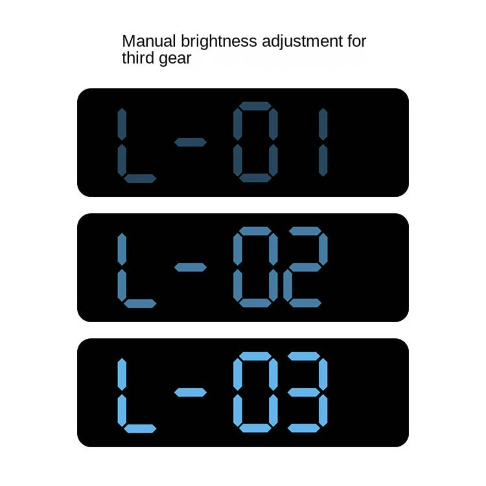 Multi-functional Digital LED Clocks Wall-mounted Display Table Clock  for Bedroom