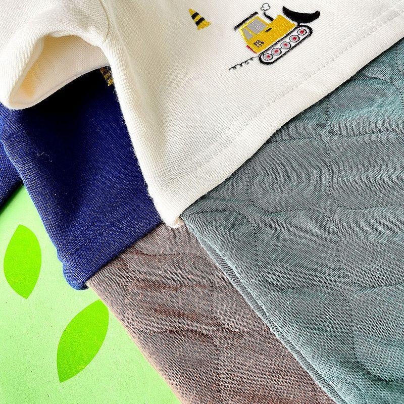 Construction Vehicle-Themed Thickened Baby Romper for Boys, Warm Air Layer Jumpsuit, Size 70-80, Soft and Warm