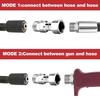 M22 High Pressure Washer Adapter Quick Release Connector 360 Degree Rotatable Adapter Car Washer Outlet Adapter
