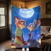 ZOOTOPIA Plush Blanket Soft Comfortable All Seasons Perfect Sofa Office Naps Outdoor Travel Makes Great Gift