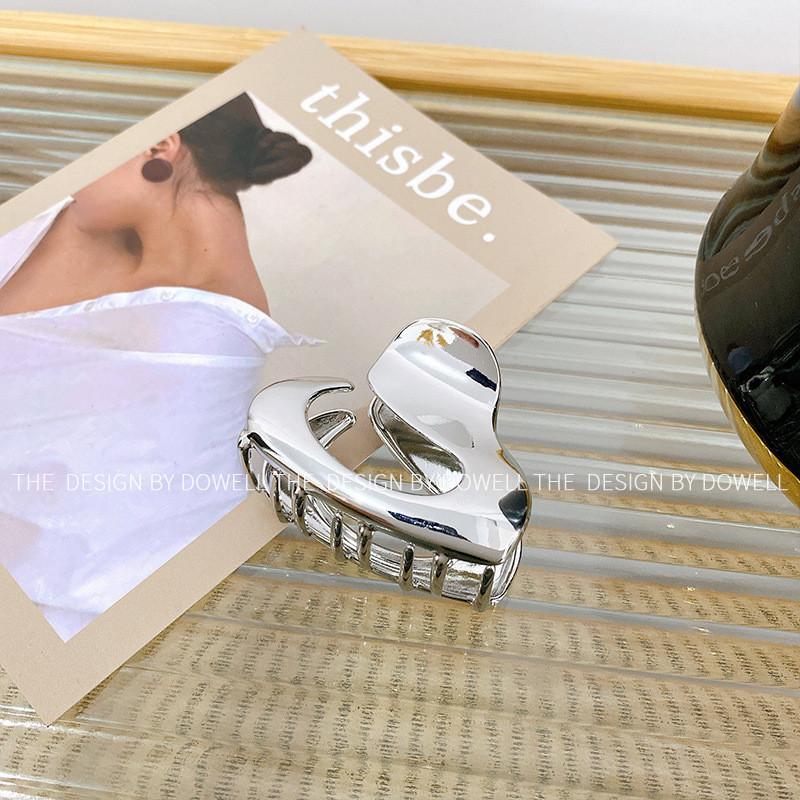 Stunning Shiny Geometric Alloy Hair Clip Perfect For Half Up Styles And Updos