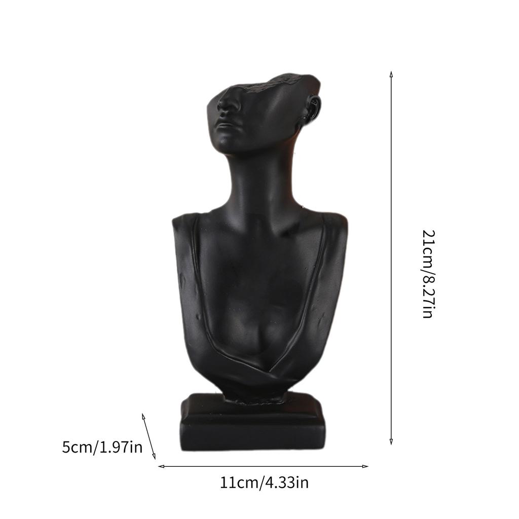 Elegant Neck Model Display Stand Necklace Display Stand Earrings Display Stand Jewelry Model Stand for Necklace Earrings