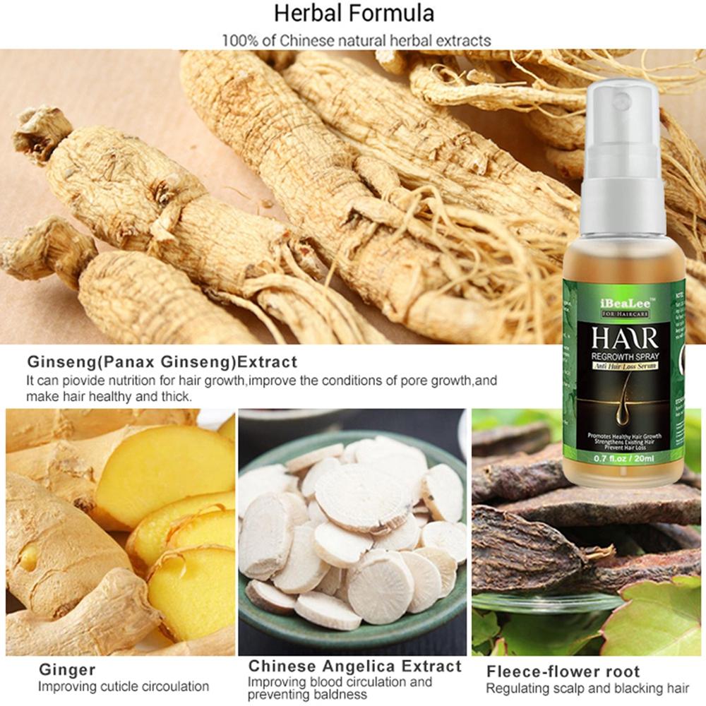 Ginger Hair Growth Products Fast Growing Hair Essential Oil Beauty Hair Care Prevent Hair Loss Oil  Treatment for Men Women