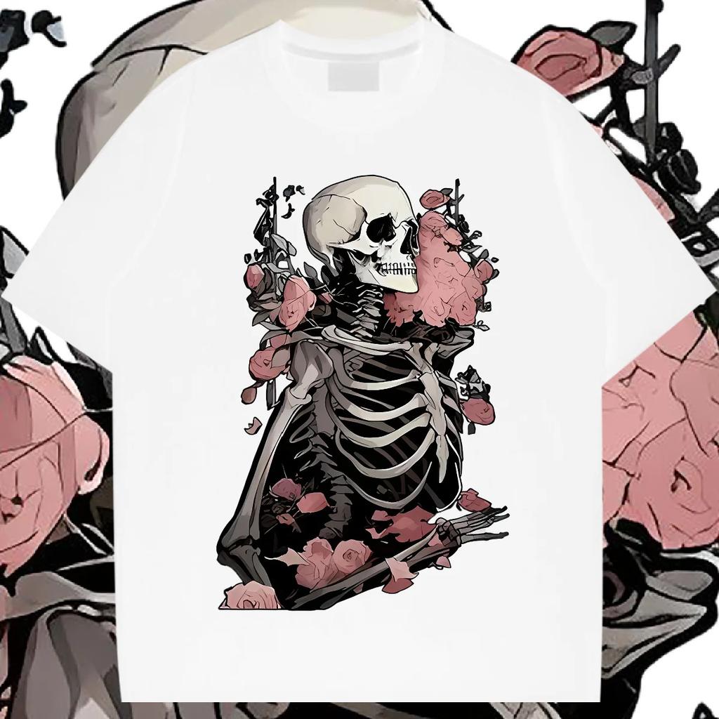 2024 New Loose Round Collar American Retro T-shirt Unisex Causal Soft XXXL Clothes Commemorative Hot Sale Quick-Drying Tshirt