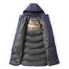 Unisexová zimní péřová bunda pro sportovce - Dlouhý design přes kolena