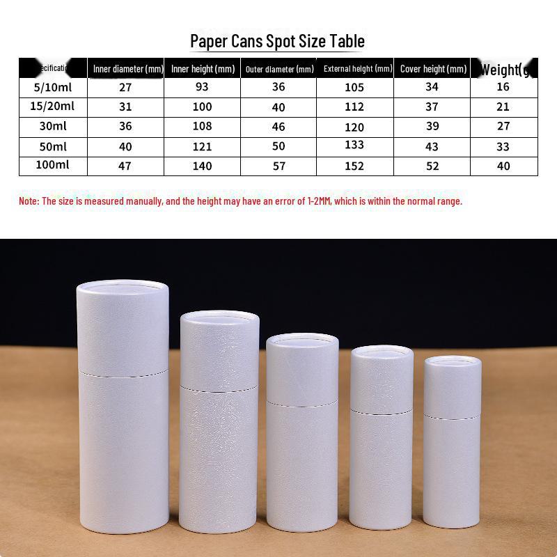 Spot Dropper Bottle Essential Oil Kraft Paper Tube Packaging with Custom Logo