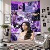 Wall TapestryOlivia Rodrigo Art Hanging Cloth Decorative Background Cover for Room Decoration