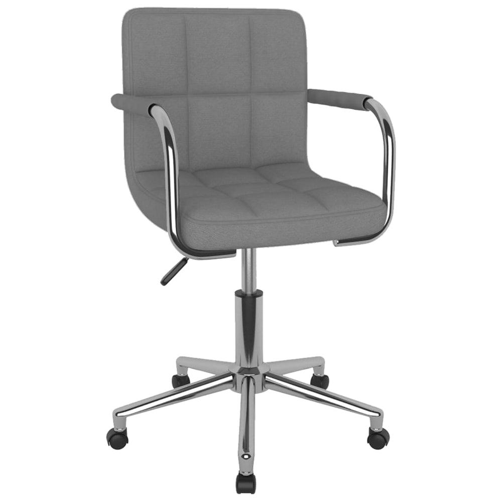 Chaise pivotante de salle à manger  clair Tissu