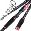 Fishing Rod Carbon Fiber Spinning Fishing Rod Portable Telescopic Spinning Rod Sea Rod Fishing Gear