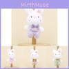 Adorable Plush Bunny Keychain Cute Stuffed Animal Toy For Bags And Gifts
