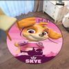 Brugerdefineret Navn PAW Patrol Printet Rund Tæppe Stol Tæppe Område Tæppe Entré Dørmåtter, til Kontorstol Stue Soveværelse Køkken Rum.