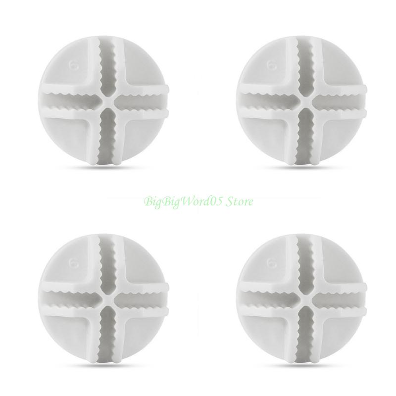 24TE Pack of 4 Sturdy Grids Connectors for Multipurpose Modulars Shelving Systems