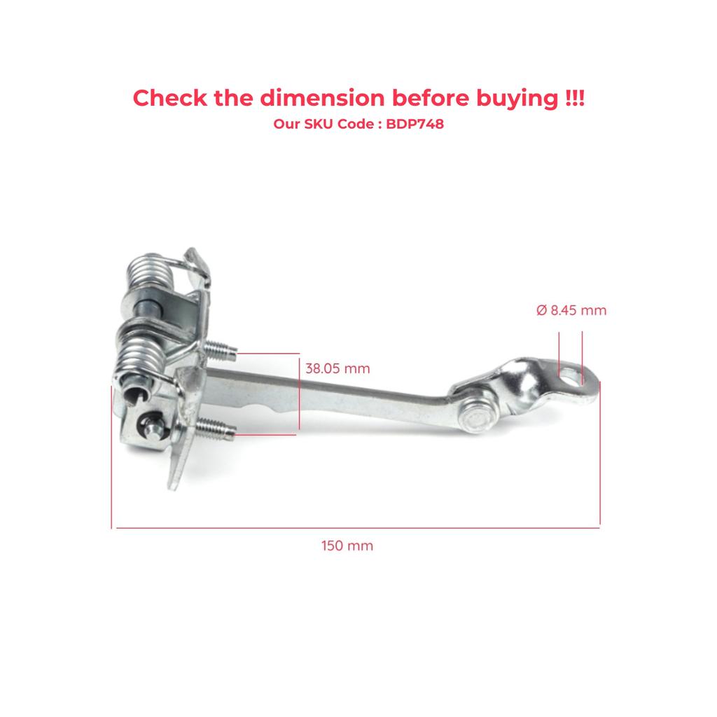 EDP748 Omezovač řemínku kontroly dorazu předních dveří 7700303548 pro Renault Kangoo MK1 X76 FC/KC 1997-2010, Espace MK2 J63 1991-1996
