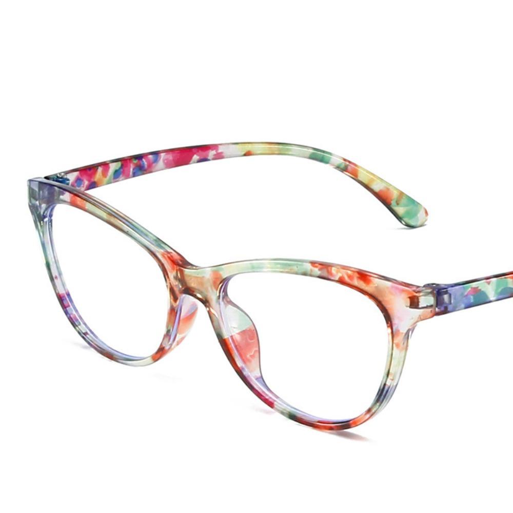 Flower Farsightedness Reading Glasses Anti Blue-ray Finished Far Sight Eyeglasses The Aged