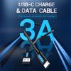 VENTION COKBG 1.5m USB-A 2.0 Male To USB C Male 3A 60W Fast Charging Wire High Speed Data Cable