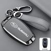 Alloy Leather Car Remote Key Shell Cover Case For Subaru WRX XV Crosstrek Legacy BRZ Forester Impreza STi Outback 2015-2019 Y3