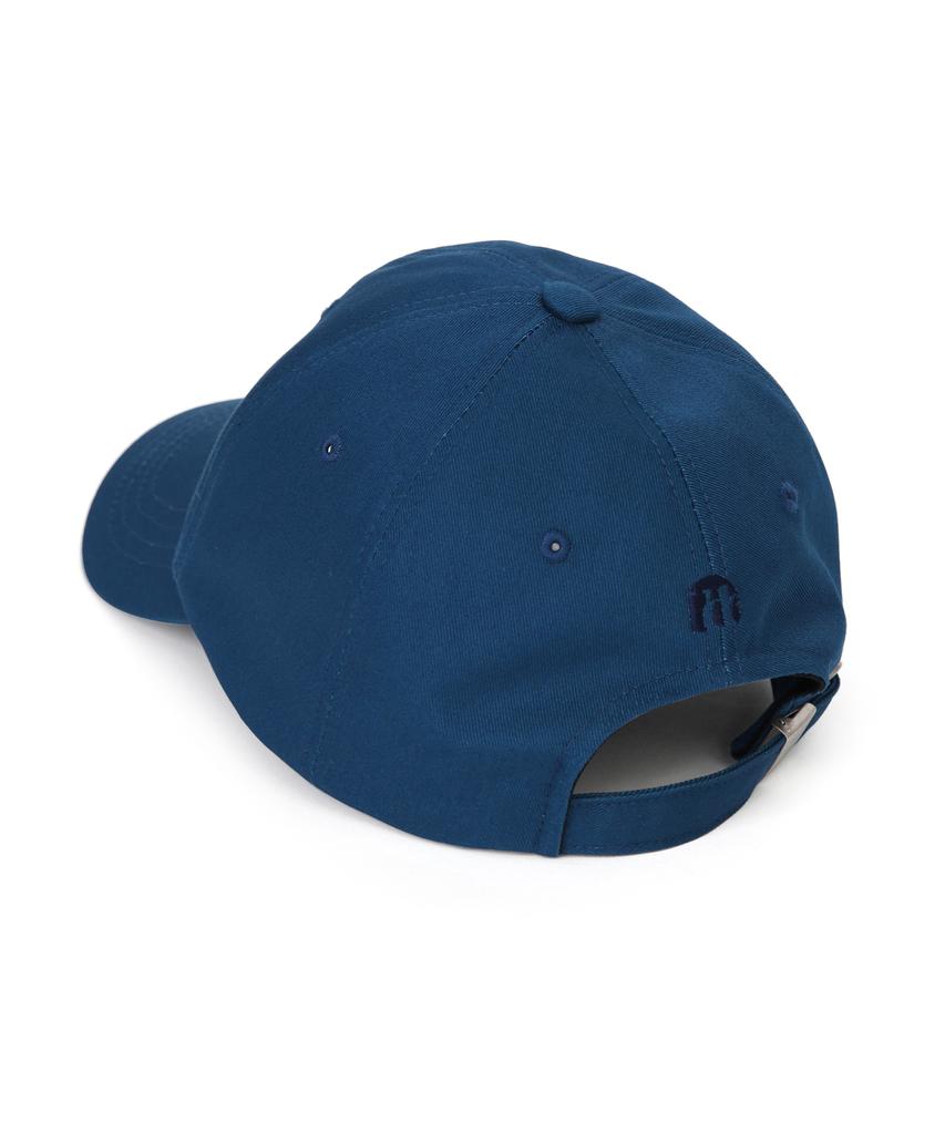 Eondeokeonteulol Cotton Logo Ball Cap Serif Udc / Authenic Bb / Carm Blue