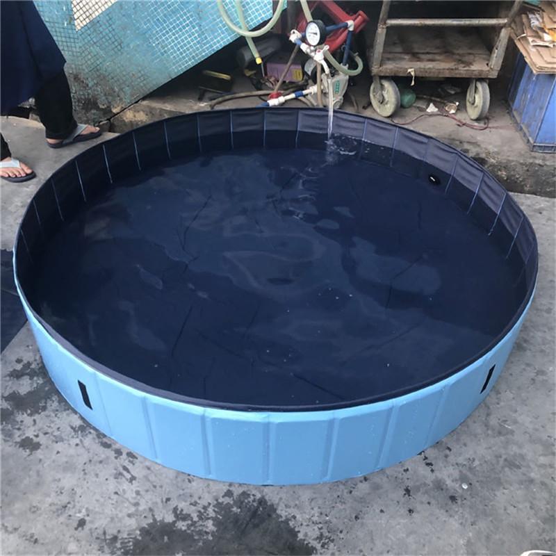 Foldable PVC Pet Swimming Pool - Portable Water Pool for Cats & Dogs