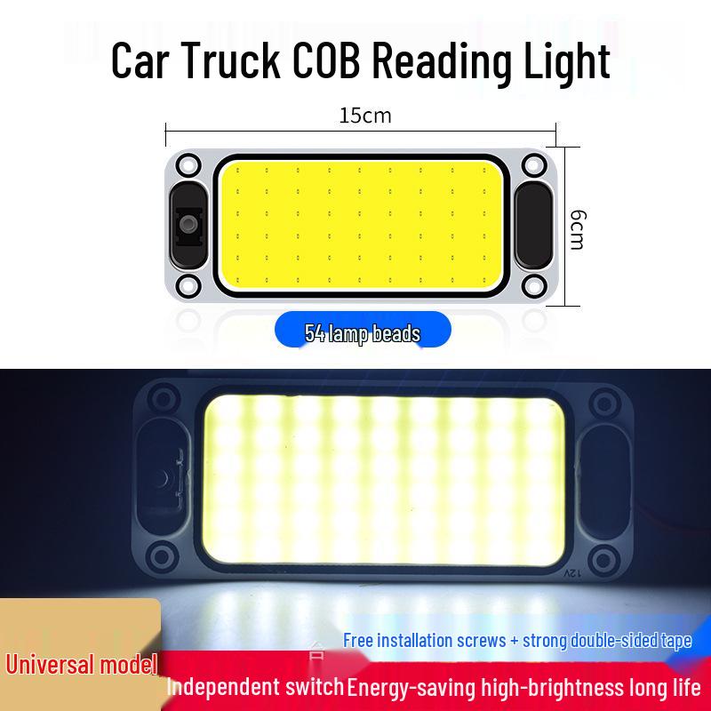 12V/24V LED COB LKW- & PKW-Innenraumleseleuchte für Fahrerhaus- & Kastenwagendach
