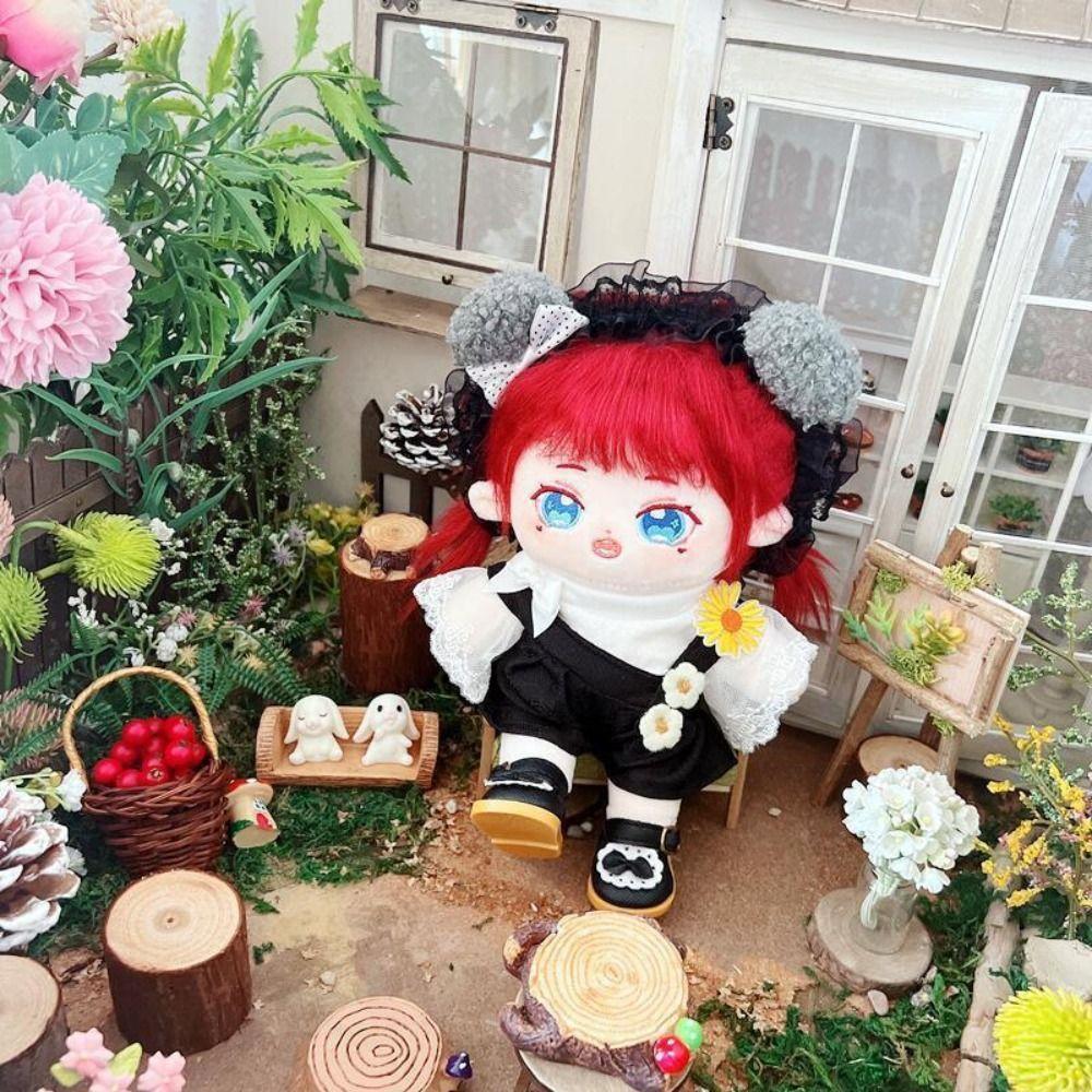 Toys Accessories Cotton Stuffed Dolls 20cm Doll Clothes Doll Fur Coat Doll Plush Vest Doll Pants