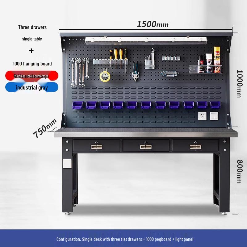 Stainless Steel Heavy Duty Anti-static Workbench for Workshop and Maintenance