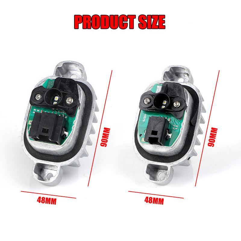 White LED Headlight Angel Eye DRL Board Modules 63117428425 7428425 for BMW 1 Series F20 F21 LCI 2014- Daytime Running Light