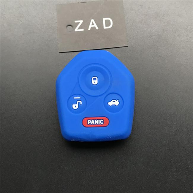 ZAD 4 buttons silicone car key case Shell cover For for Subaru Tribeca Forester WRX XV Outback Legacy Impreza Crosstrek