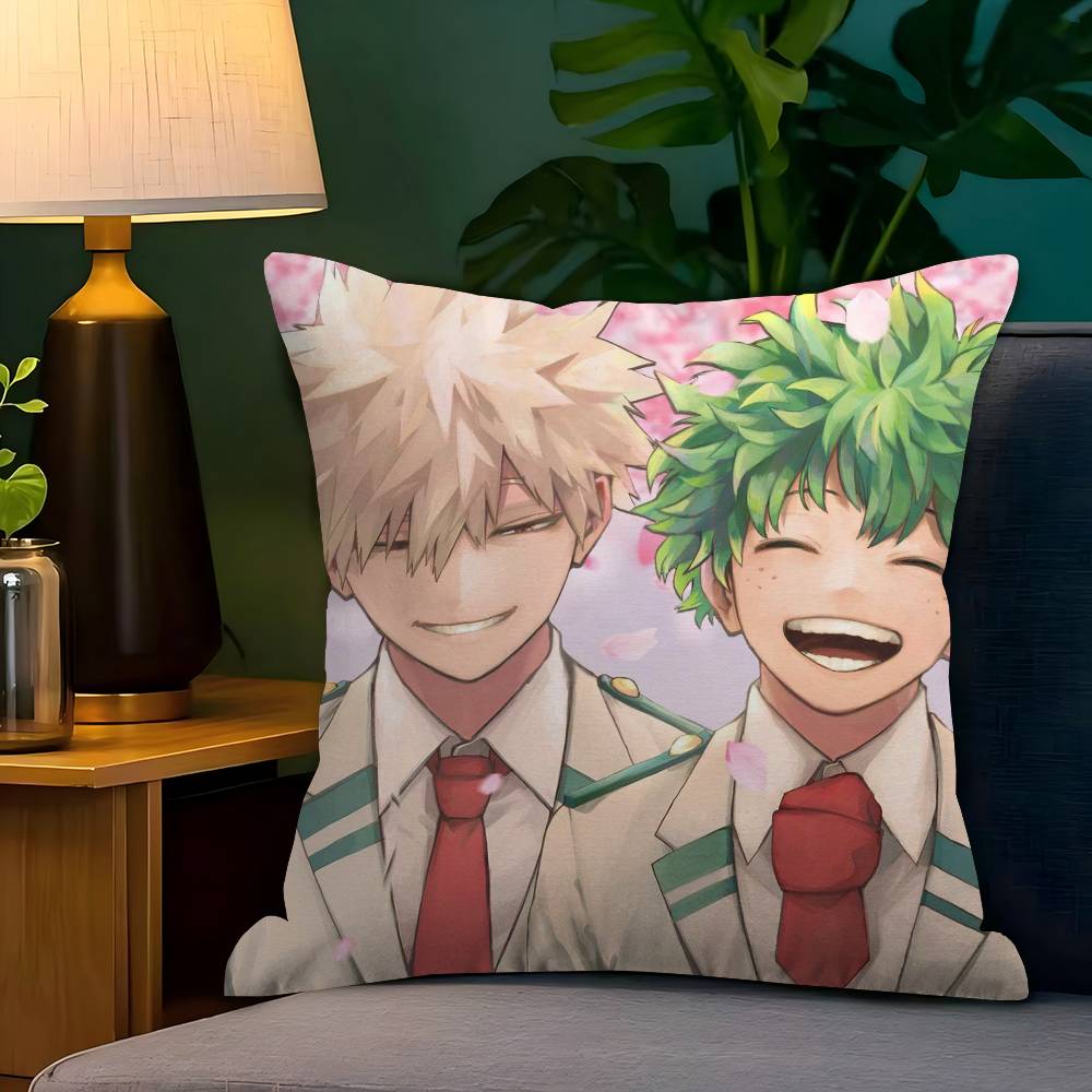 Deku Bakugou Shouto Hero Academia Pillow Gifts Home Office Furnishings Bedroom Sofa Car Cushion Cover Case 45x45cm