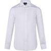 Solid Color Single Breasted Long Sleeve Shirt Men Shirts White 6L1C86-1N8JZ-0166