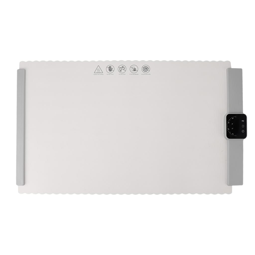 Elektrische Warmhalteplatte 10s Schnelles Aufheizen 5 Temperatureinstellungen 4 Timer Digitalanzeige Aufrollbar Lebensmittel