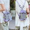 Multifunktionale leichte Outdoor-Umhängetasche für Männer und Frauen - Tragbarer Wasserflaschenhalter, Handytasche und kleiner Rucksack zum Wandern.