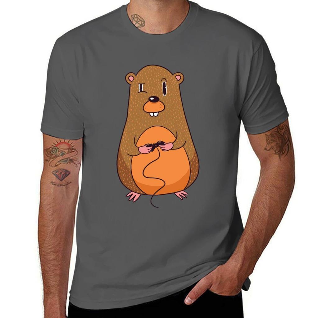 Gopher Gamer Tshirt Fashion Pattern Printed Tee Shirt