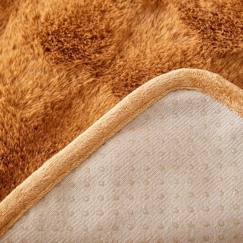 Winter Plush Non-Slip Thick Chair Cushion with Integrated Backrest for Living Room, Dining, and Office