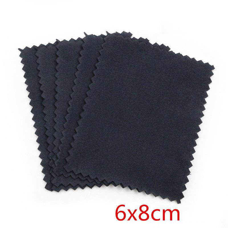 10pcs Polish Polishing Cloth Silver Color Cleaning Polishing Cloth Soft Clean Wipe Wiping Cloth For Silver Gold Jewelry Tools