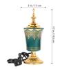 Retro Electric Incense Burner Metal Ceramic Construction Aromatherapy Air Purifier for Home Office Yoga Studio Decorative Censer