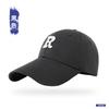 Korean Style R Baseball Cap Women Men Adjustable Wide Brim Sun Hat Cotton Casual Sport