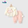 Baby Girl Long Sleeve Top & Pants Set for Spring/Autumn