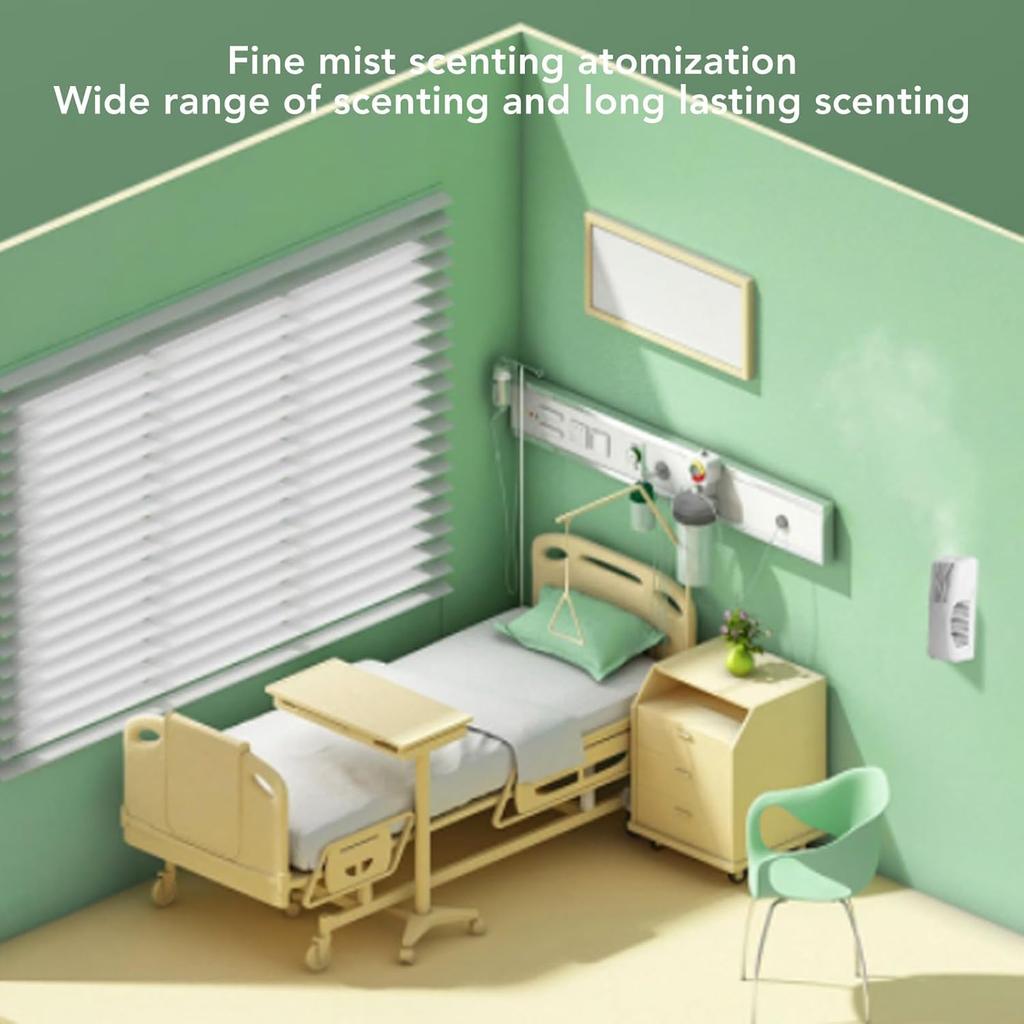 Automatic Air Freshener Dispenser, Automatic Fragrance Dispenser with Timer, Stand/Wall Mounted Aromatherapy Machines Diffuser for Home, Indoor,