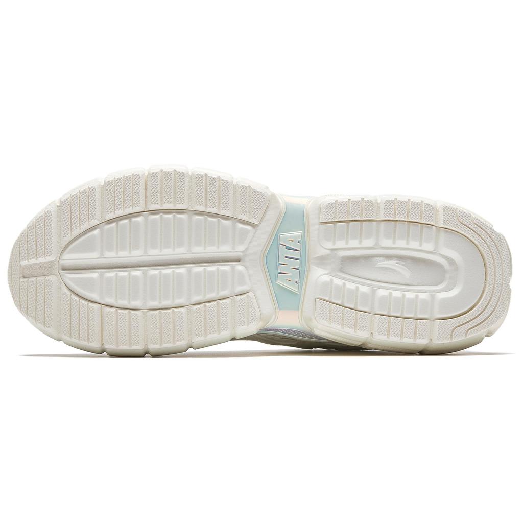 Anta Dawn Retro Trendy Breathable Lightweight Low-Top Casual Shoes Men sneaker Ivory-White 112548801R-2