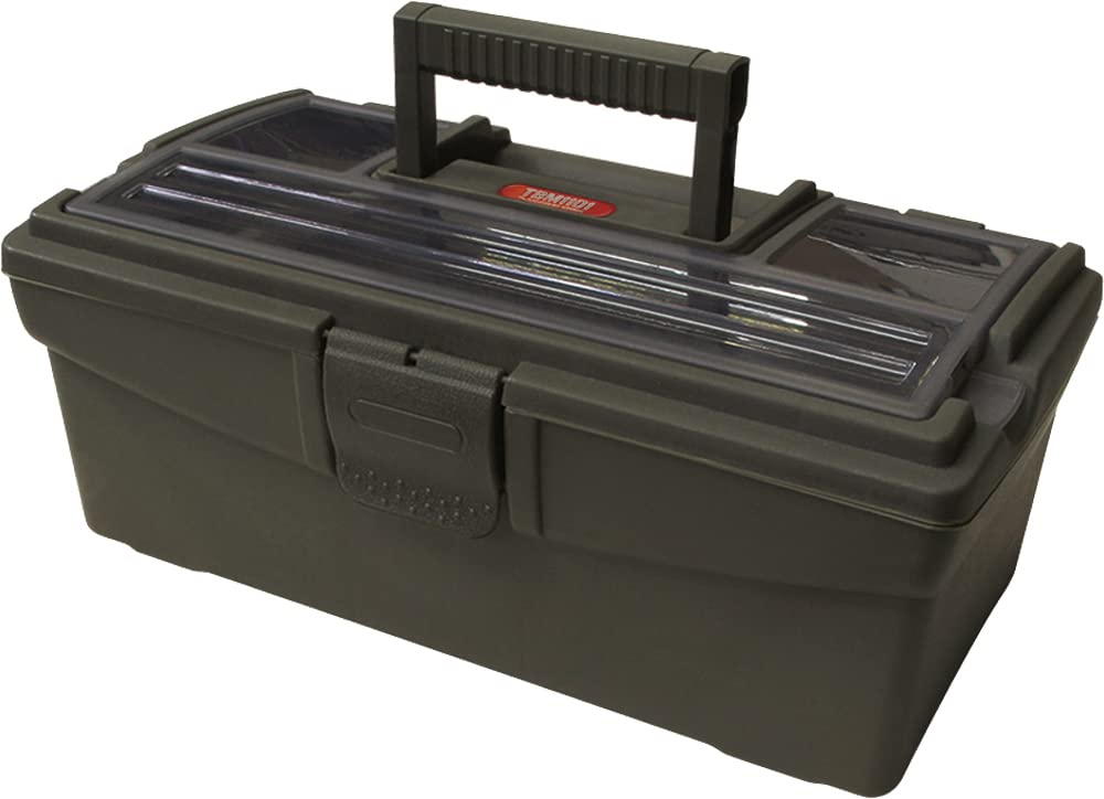 

Osaka Fishing Gear Tackle Box Dark Olive TBM1101DO Storage Box compact tackle (OGK) (2-layer) [2-layer box]