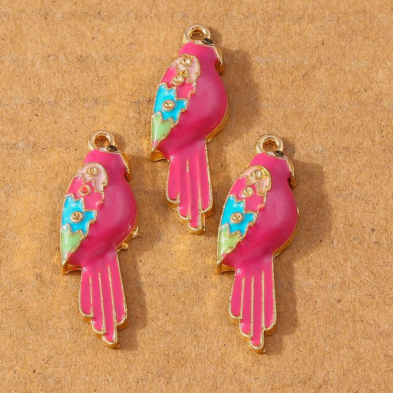 10pcs Enamel Crystal Rhinestones Animal Elephant Pendants Charms for Jewelry DIY Earrings Necklace Bracelet Accessories