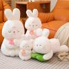 New Bunny Plush Toy Doll Soft And Fluffy Lotus Seat Cushion Sitting Rabbit Ideal Gift For Kids Bunny Plush)