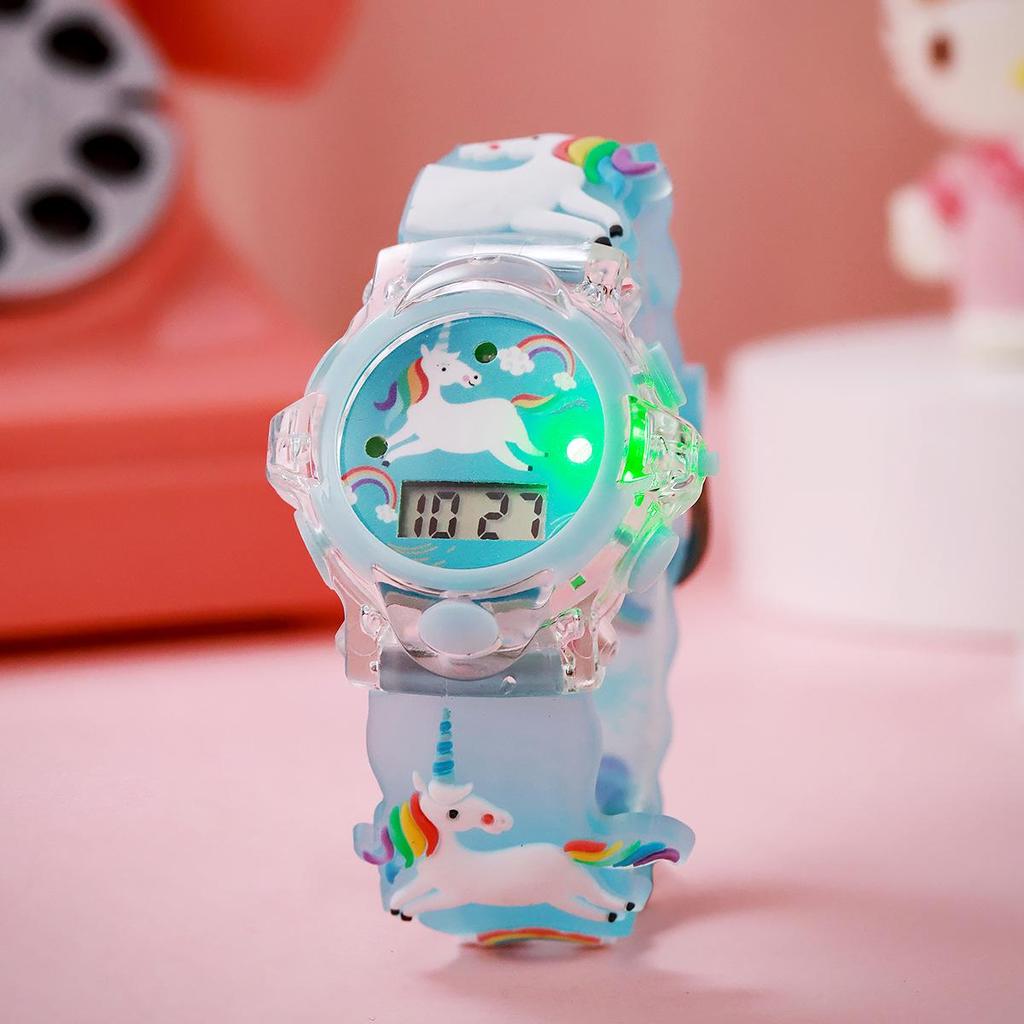 Kinder Leuchtende Einhorn Elektronische Uhr