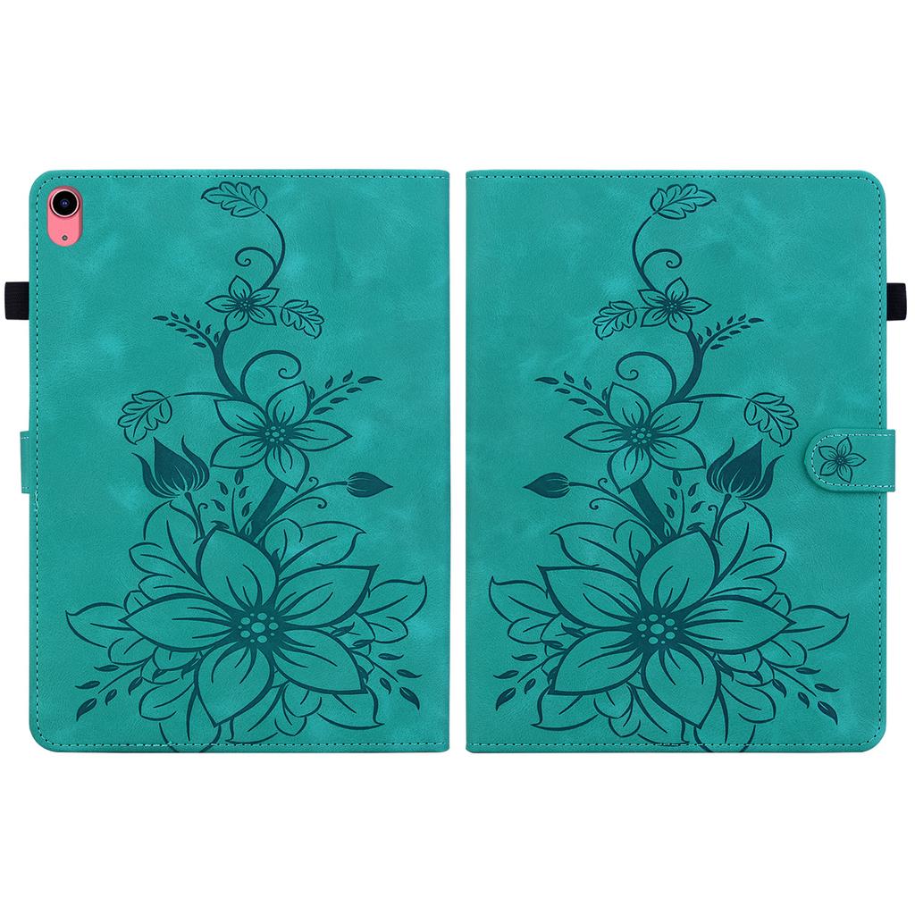 For Apple iPad (2022) (Also known as iPad 10th Gen,iPad (10th generation),iPad 10.9-inch).PU Leather Exquisite Floral Embossed Design Tablet Case