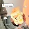 Cartoon Milk Dumpling Style Mini Rechargeable Handheld Fan for Kids - Portable Summer Cooling Outdoor Fan