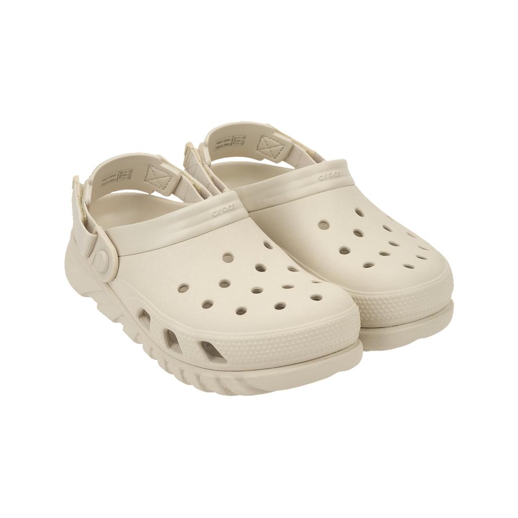 Crocs Duet Max Clog Soft Comfortable Versatile Clogs Unisex Clogs Cement-Gray 208776-160