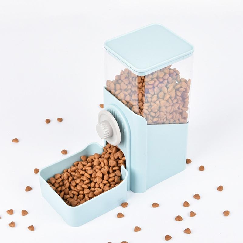 Rabbit Automatic Feeder for Cage Hanging Water Dispenser 17oz Water Bottle Food Bowl for Small Animal Hedgehog Hamster