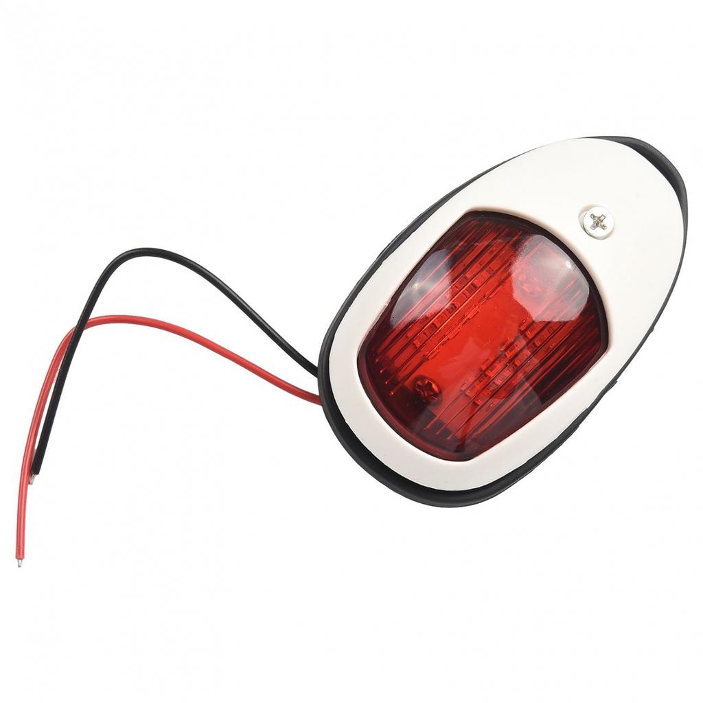 1 Çift Kırmızı & Yeşil 8 LED Seyir Işıkları Tekne Ponton için Denizcilik Pruva Işığı Lambası